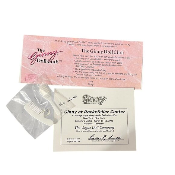 Ginny Vogue Doll At Rockefeller Center Doll 8"  2005 #5EX84 Limited Edition - Picture 6 of 9